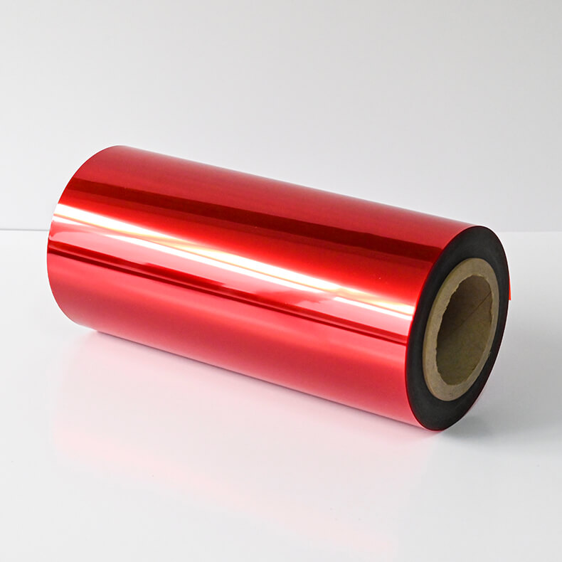 Couleur rouge Bopet Mylar Pet Feuille rouge Film de transparence rouge