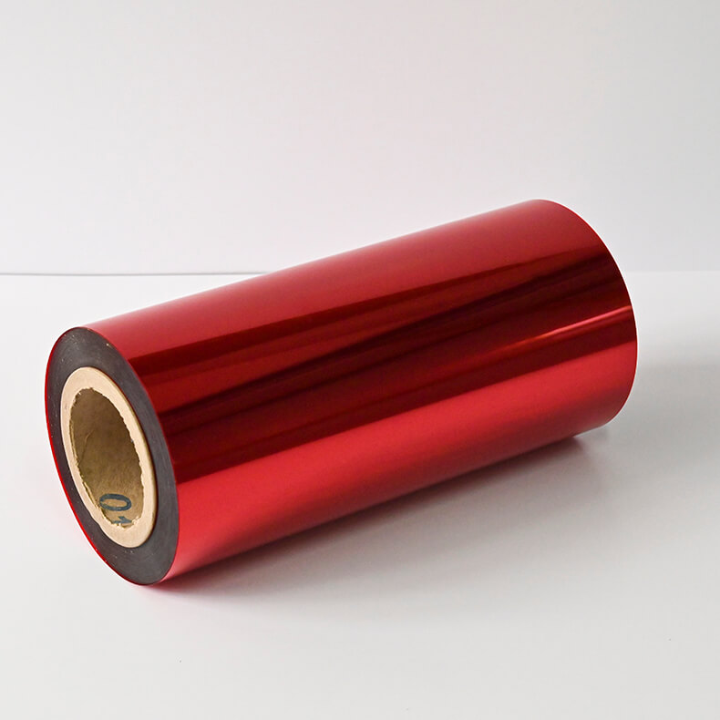 Film de feuille de polyester de couleur rouge Bopet