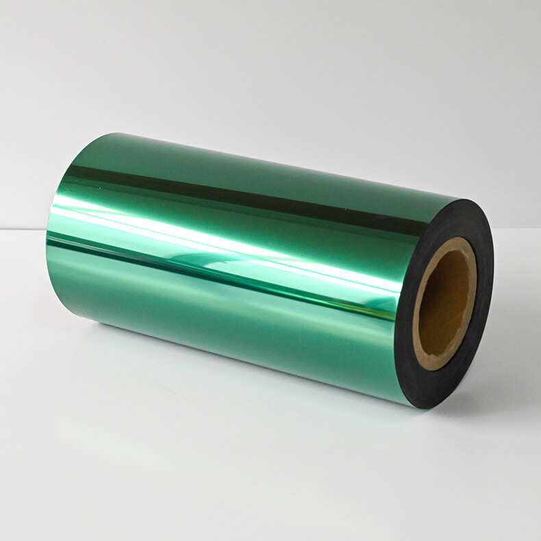 Feuille de BOPET de couleur verte translucide Film de polyester Mylar